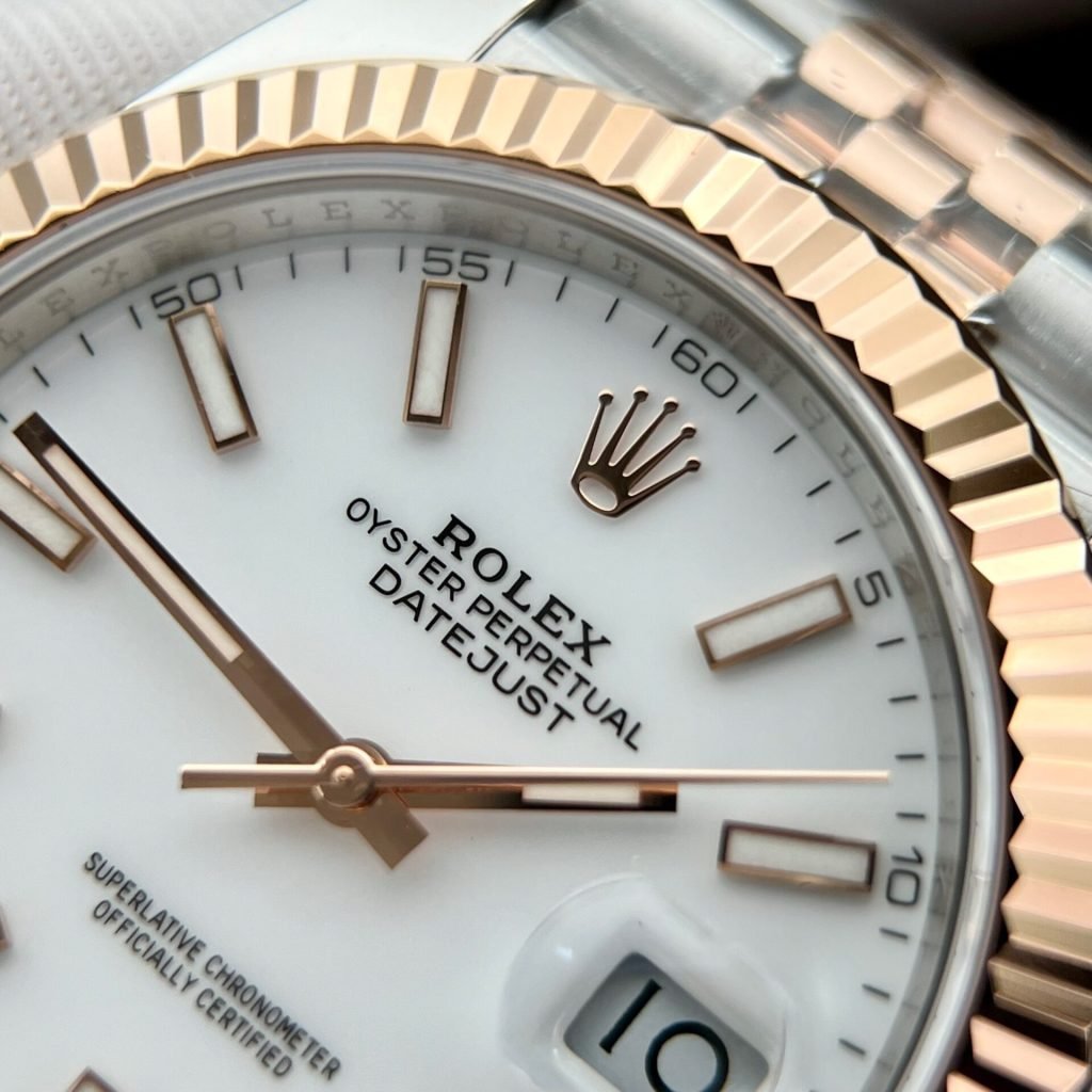 Rolex Datejust White Dial 126231-0017 36 mm Case Back