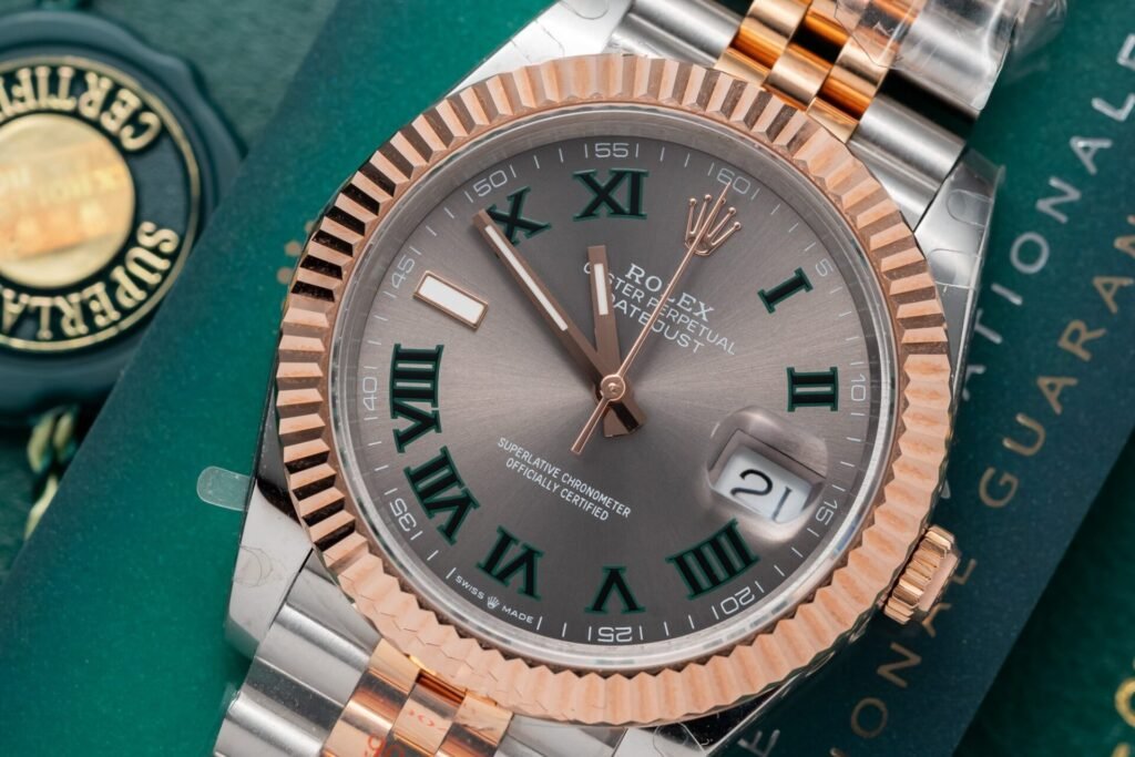 Rolex Datejust Slate Roman Dial 126331-0016 41 mm Case Back