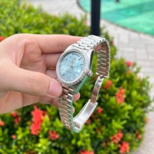 Superclone Rolex Day-Date Ice Blue Diamond Dial 228396tbr-0002 40 mm