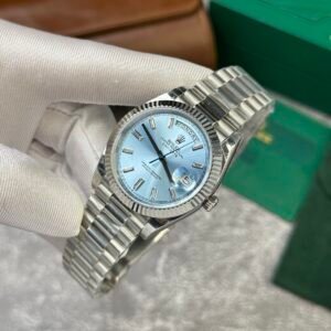Superclone Rolex Day-Date Ice Blue Diamond Dial 228236-0006 40 mm
