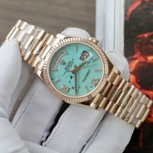 Superclone Rolex Day-Date Turquoise Dial 128235 40 mm