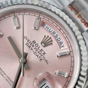 Superclone Rolex Day-Date Pink Diamond Dial 128236-0024 36 mm
