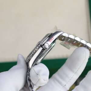 Superclone Rolex Day-Date Diamond-Paved Dial 128349rbr-0006 36 mm