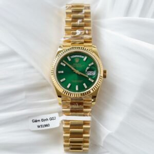 Superclone Rolex Day-Date Bright Green Diamond Dial 128238-0130 36 mm