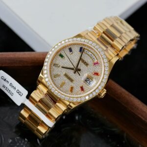 Superclone Rolex Day-Date Diamond-Paved Dial 128348rbr-0030 36 mm