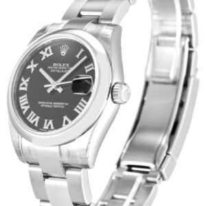 Replica Rolex Lady-Datejust Black Dial 178240 31 mm