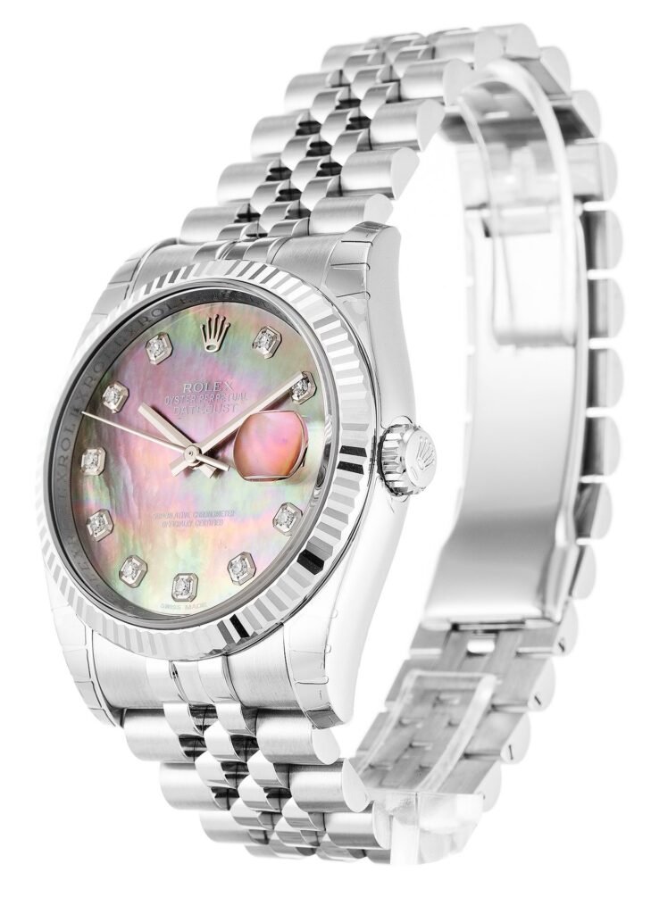 Replica Rolex Datejust Mother of Pearl Dial 116234 36 mm Bezel & Crystal