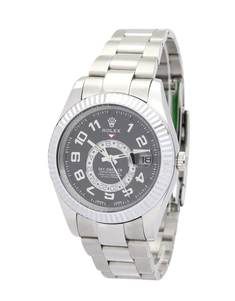 Replica Rolex Sky-Dweller Black Dial 326938 Case Profile