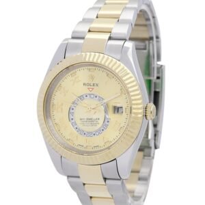 Replica Rolex Sky-Dweller Gold Dial 326938-2