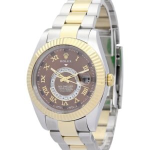 Replica Rolex Sky-Dweller Brown Dial 326938-2