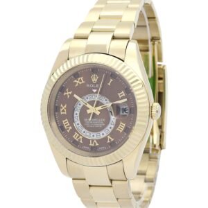 Replica Rolex Sky-Dweller Brown Dial 326938
