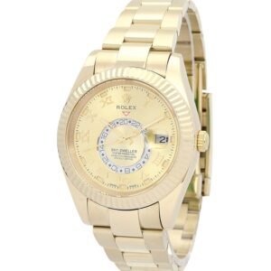 Replica Rolex Sky-Dweller Champagne Dial 326938