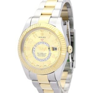 Replica Rolex Sky-Dweller Gold Dial 326938