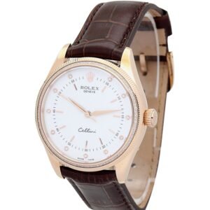 Replica Rolex Cellini White Dial 5310 Rose Gold