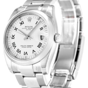Replica Rolex Oyster Perpetual Date White Dial 115200 34 mm