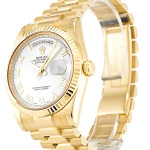 Replica Rolex Day-Date White Dial 118238 36 mm
