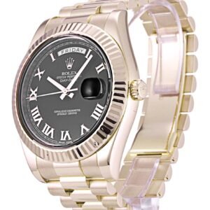 Replica Rolex Day-Date II Black Dial 218235 40 mm