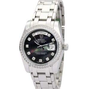 Replica Rolex Day-Date Black Dial 118346 36 mm