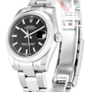 Replica Rolex Lady-Datejust Black Dial 178240-2 31 mm