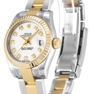 Replica Rolex Lady-Datejust White Dial 179173 26 mm