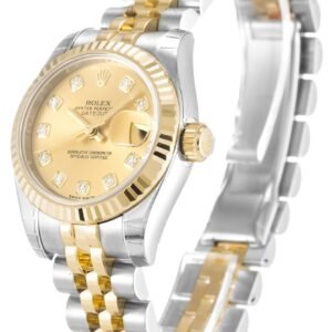 Replica Rolex Lady-Datejust Champagne Dial 179173-2 26 mm