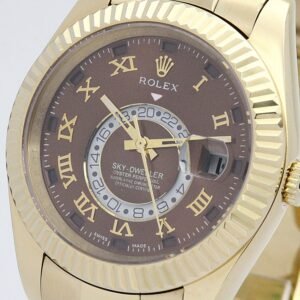 Replica Rolex Sky-Dweller Brown Dial 326938