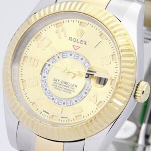 Replica Rolex Sky-Dweller Gold Dial 326938