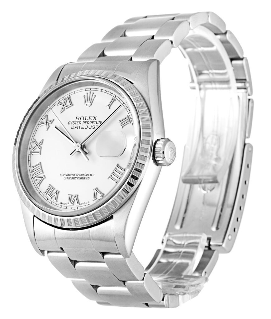 Replica Rolex Datejust White Dial 16220 36 mm Bezel & Crystal