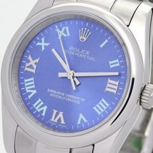 Replica Rolex Oyster Perpetual Lady Blue Dial 177200 31 mm