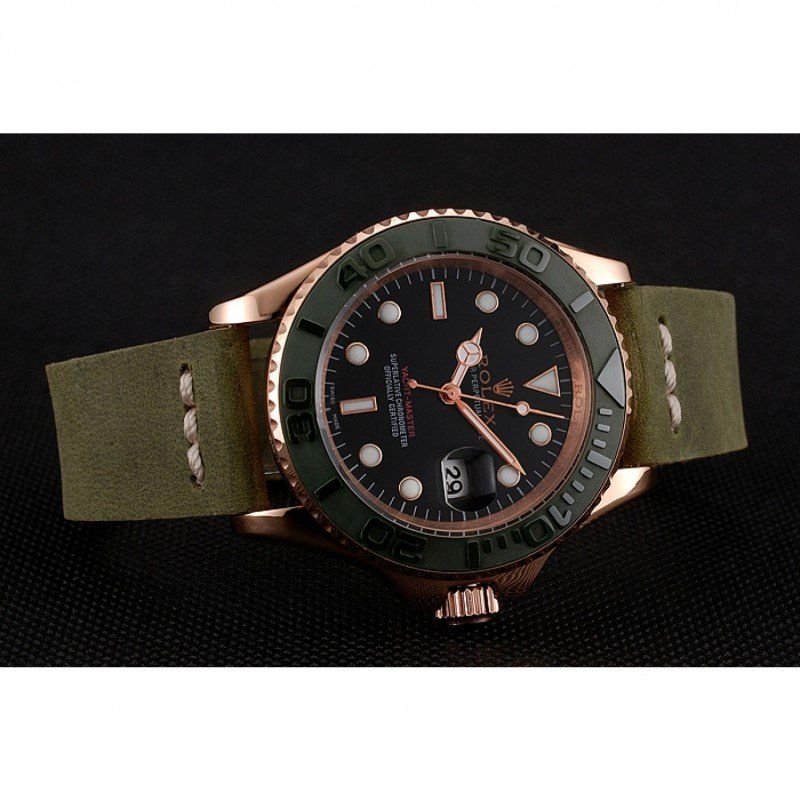 Replica Rolex Yacht-Master Black Dial 1453862 Case Profile