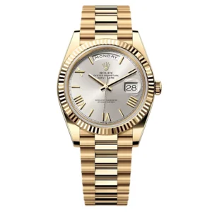 Superclone Rolex Day-Date Silver Dial 228238-0002 40 mm