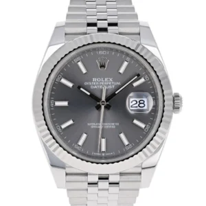 Rolex Datejust Rhodium Dial 126334 Jubilee 41 mm