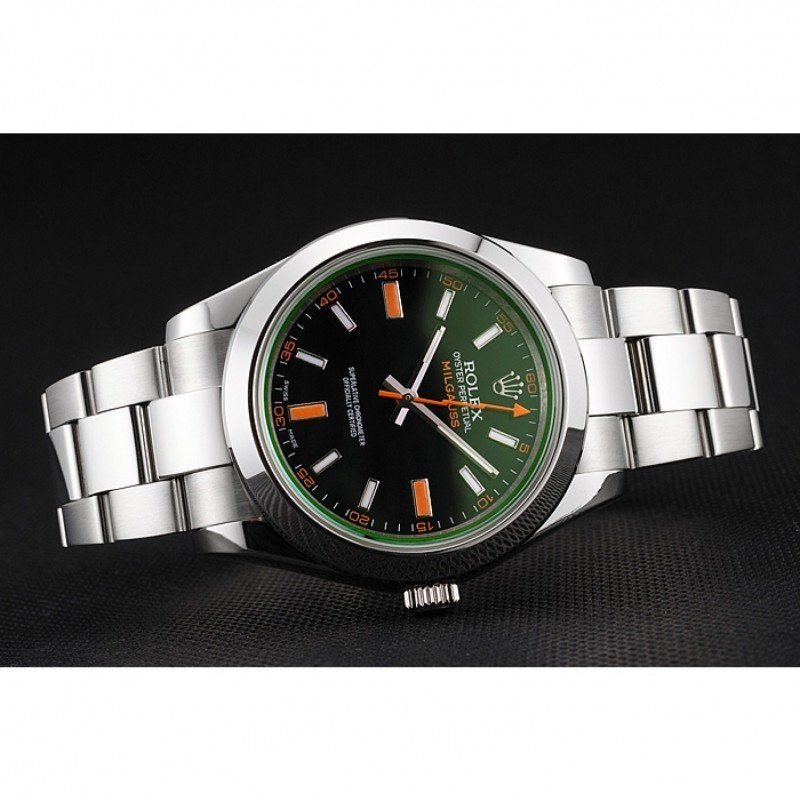 Superclone Rolex Milgauss Black Dial REP016836 Bracelet & Clasp