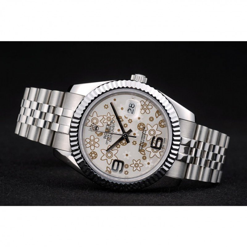 Replica Rolex Datejust Silver Dial 41983 41 mm Case Back