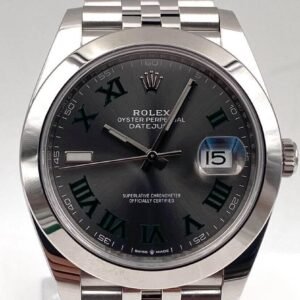 Rolex Datejust Rhodium Dial 126300 “Wimbledon” Jubilee 41 mm
