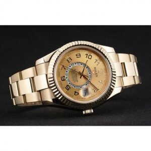 Replica Rolex Sky-Dweller Gold Dial 80243