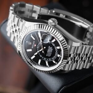 Superclone Rolex Sky-Dweller Bright black Dial 336934 Jubilee