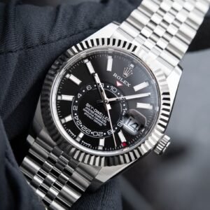 Superclone Rolex Sky-Dweller Bright black Dial 336934 Jubilee