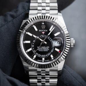 Superclone Rolex Sky-Dweller Bright black Dial 336934 Jubilee