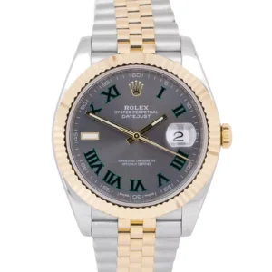 Rolex Datejust Rhodium Dial 126333 “Wimbledon” Flutted/Jubilee 41 mm