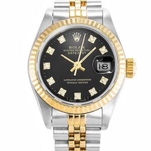 Replica Rolex Datejust Black Dial 69173 26 mm