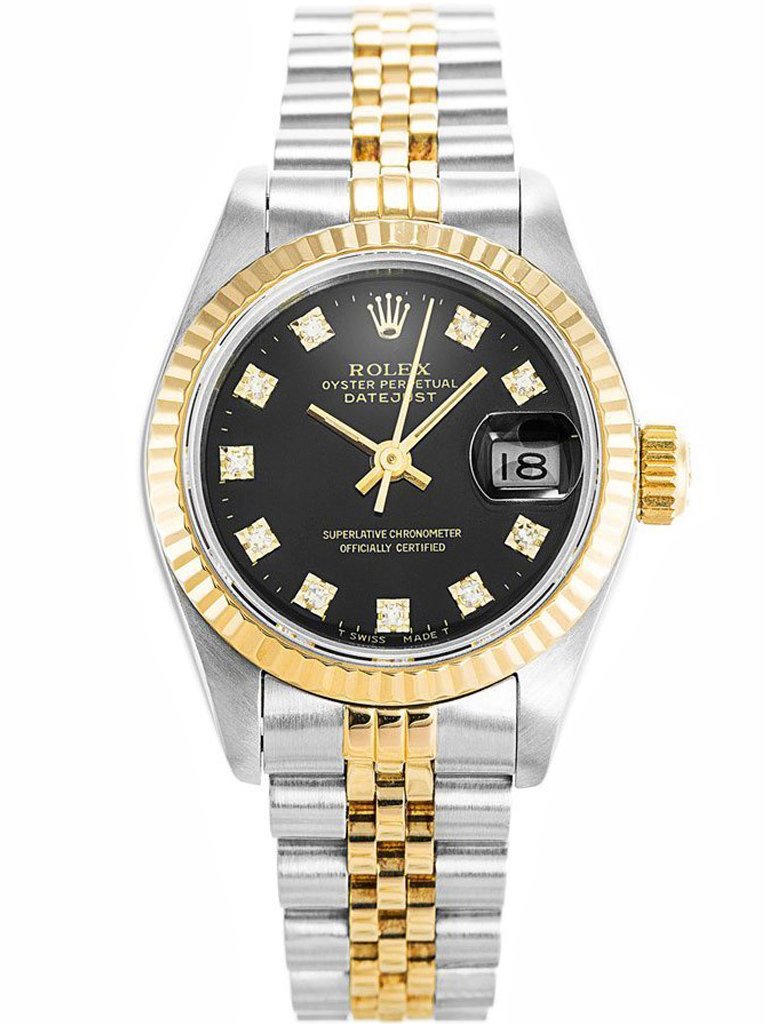 Replica Rolex Datejust Black Dial 69173 26 mm