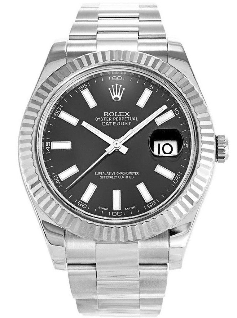 Replica Rolex Datejust Black Dial 116334 41 mm
