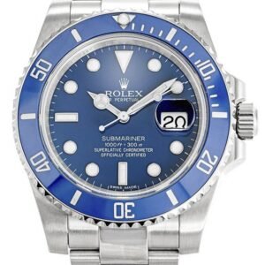 Replica Rolex Submariner Blue Dial 116619LB “Smurf”