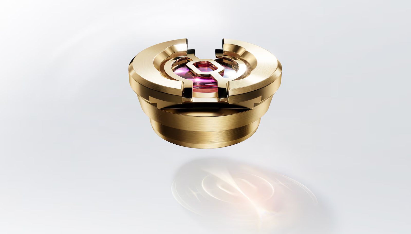 Rolex oscillator and hairspring detail