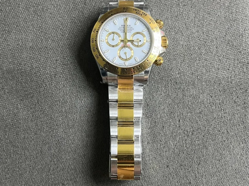 Rolex Daytona White Dial 126503 Bezel & Crystal