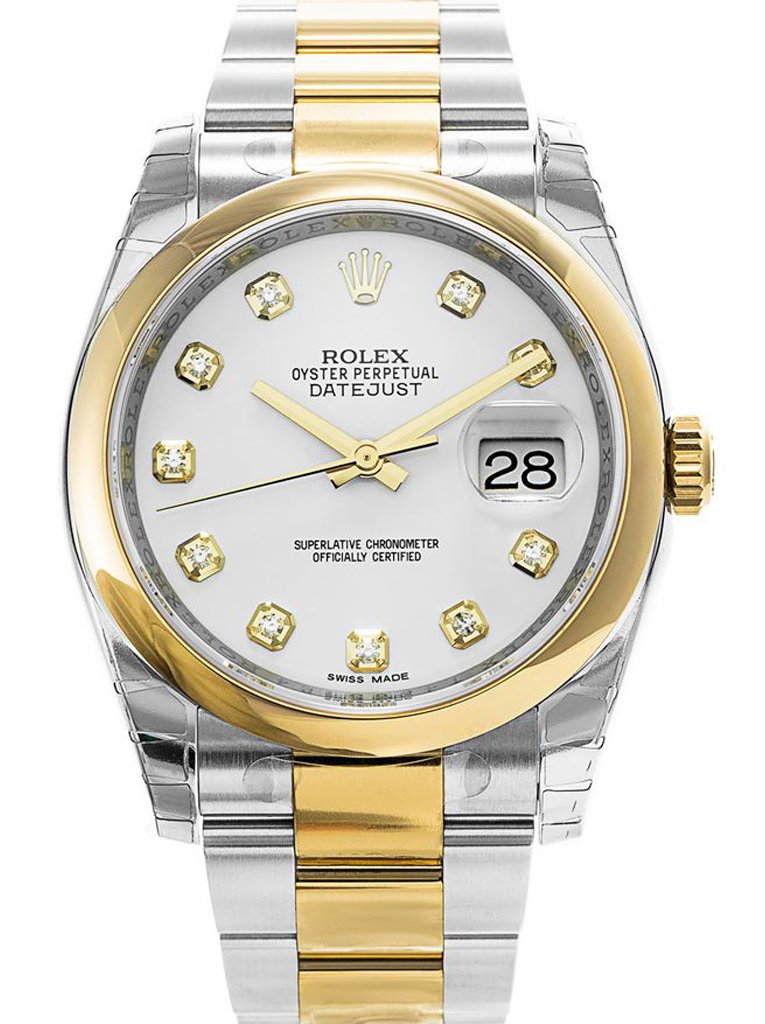 Replica Rolex Datejust White Dial 116203 36 mm