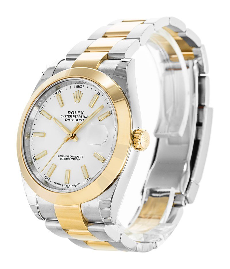 Replica Rolex Datejust II White Dial 126303 41 mm Bezel & Crystal