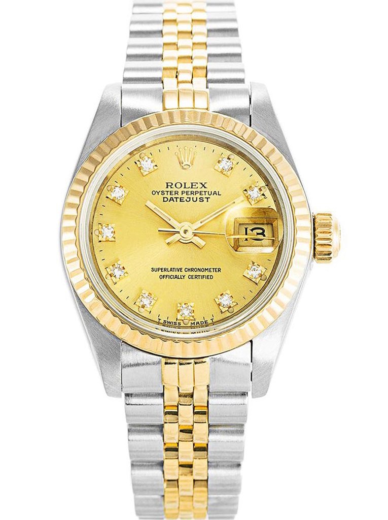 Replica Rolex Datejust Gold Dial 69173-2 26 mm