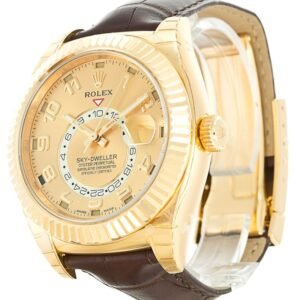 Replica Rolex Sky-Dweller Gold Dial 326138